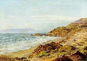 Henry Otto Wix Coastal Scene Sweden oil painting artist